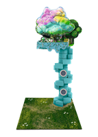 Brick Trick - S - Sprookjestuin / Universele Gabby's Poppenhuis-2