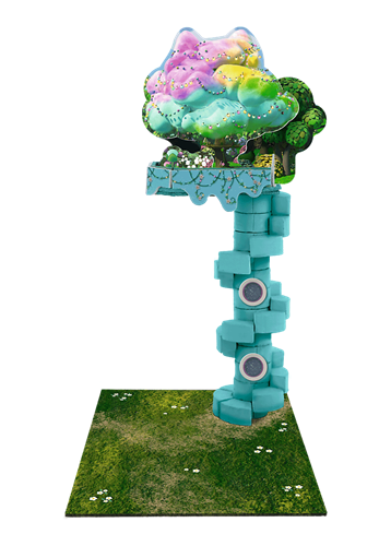 Brick Trick - S - Sprookjestuin / Universele Gabby's Poppenhuis-2