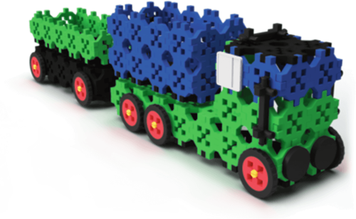 Connect - L - Trein / Vrachtwagen met Trailer_FSC Mix 70%-3