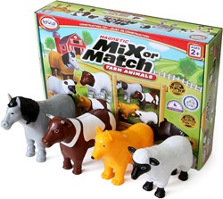 Popular Playthings - Magnetische Mix or Match Boerderij Dieren