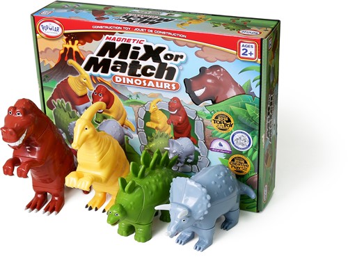 Popular Playthings - Magnetische Mix or Match Dinosauriërs