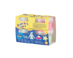 Kinder Soft Klei Hyper 4x80g (3x Neon & 1 Glow In The Dark)