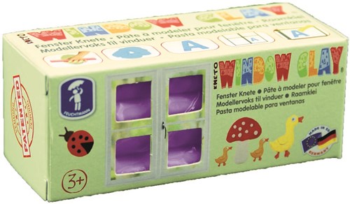 Mijn Peuterklei - Raamklei Paars