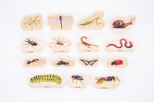 Tickit Houten Minibeast-blokken