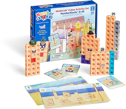 Learning Resources - MathLink® Cubes Numberblocks 21-30 Activity Set