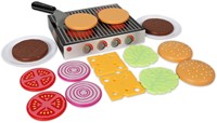 Popular Playthings - Magnetische Build & Grill Burger Set-2