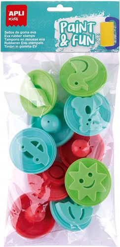 APLI - Evafoam Stempels Dieren 10 stuks
