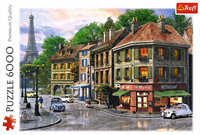 Trefl 6000 - Street of Paris-3