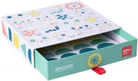 APLI - Animals stickerdoos (met 8 kaarten en voorbeeld)-2