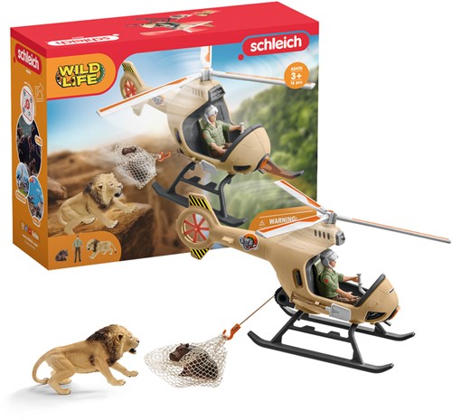 Schleich Wild Life Helikopter dierenredding-2