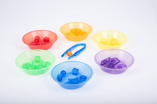 Tickit Doorschijnende kleursorteerschalen-3