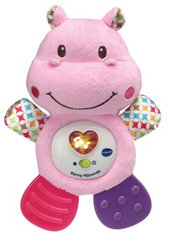 Vtech - Bijtring Nijlpaardje Roze