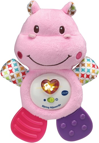 Vtech - Bijtring Nijlpaardje Roze