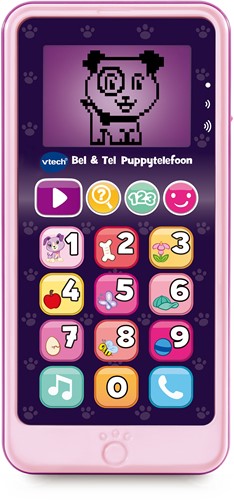 Vtech - Bel & Tel Puppytelefoon Roze