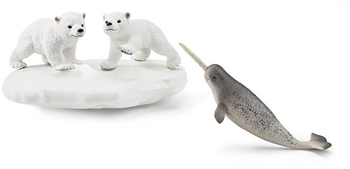 Schleich Wild Life IJsberen glijfeestje