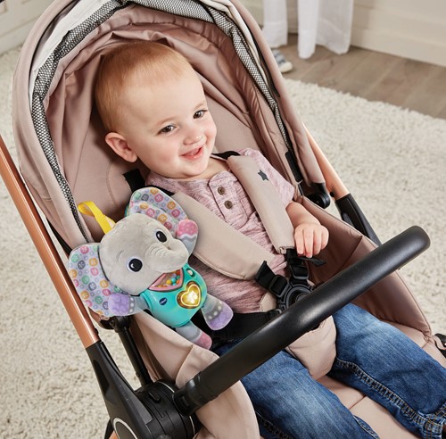 Vtech - Knuffel & Speel Olifantje Grijs-3