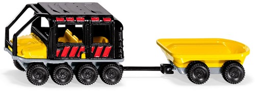 Siku ARGO Avenger met cabine en aanhanger-2
