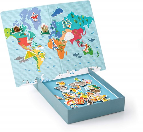 APLI - Spel Magnetisch Wereldkaart-2