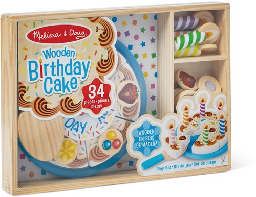 Melissa & Doug - Wooden Birthday Cake-3