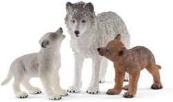 Schleich Wild Life Moederwolf met welpen