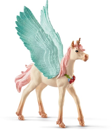 Schleich Bayala® Decorated unicorn Pegasus, foal