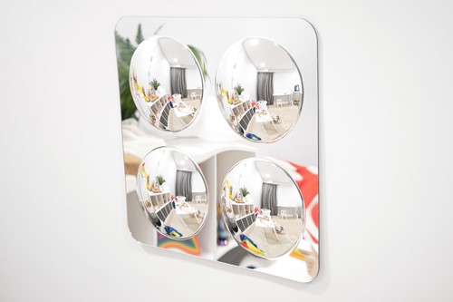 Tickit Acryl Spiegel 4 Convex 490mm