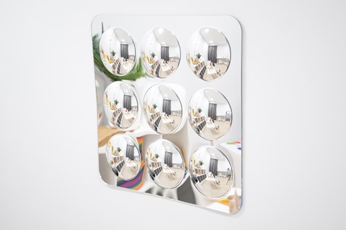 Tickit Acryl Spiegel 9 Convex 490mm