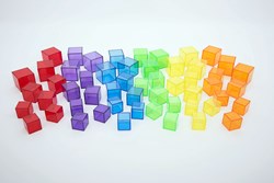 Tickit Doorschijnende Kubus Set