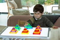 Tickit Doorschijnende Kleurrijke Pyramide - Pk30-3