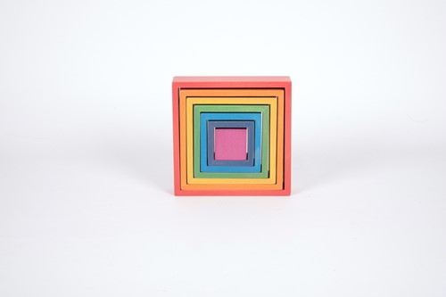 Tickit Regenboog Houten Architect Vierkanten