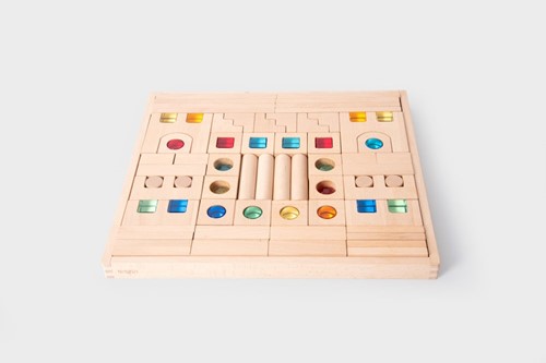 Tickit Houten & Juwelen Bouw Blokken - Pk82