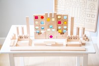 Tickit Houten & Juwelen Bouw Blokken - Pk82-3