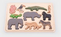 Tickit Houten Safari Dieren Puzzel-3