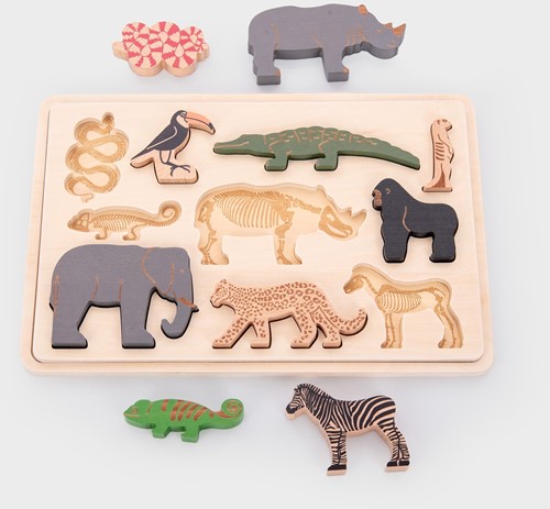 Tickit Houten Safari Dieren Puzzel