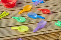 Tickit Doorschijnende Gekleurde Schepjes - 6 stuks - 1+-3