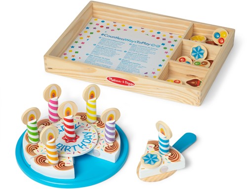 Melissa & Doug - Wooden Birthday Cake-2