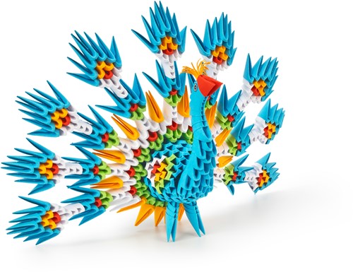 ORIGAMI 3D - Peacock - 549pcs