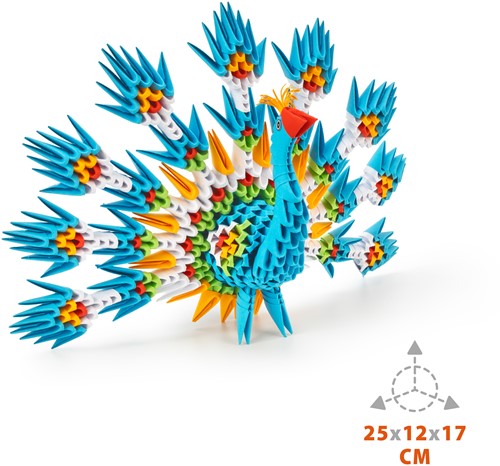 ORIGAMI 3D - Peacock - 549pcs-2