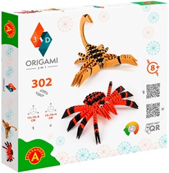 ORIGAMI 3D Spider and Scorpian - 302pcs