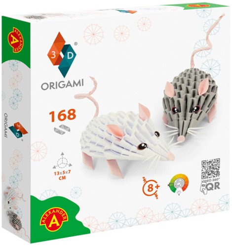 ORIGAMI 3D Mice - 168pcs