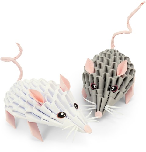 ORIGAMI 3D Mice - 168pcs-2