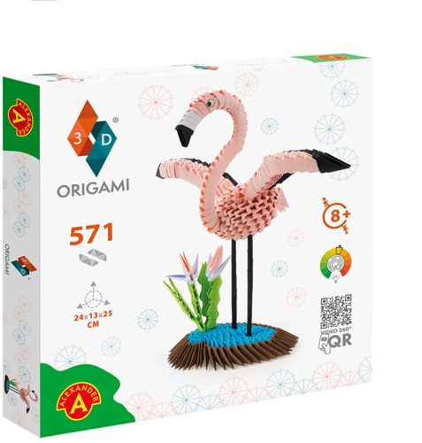 ORIGAMI 3D Flamingo - 571pcs
