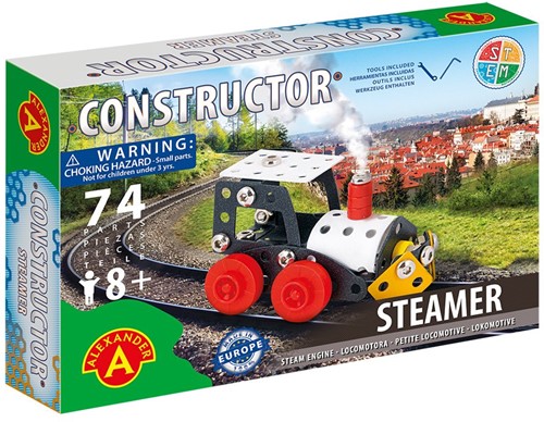 Constructor - Steamer (Steam Engine) - 74pcs