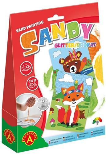 SANDY - GLITTER Fox & Bear