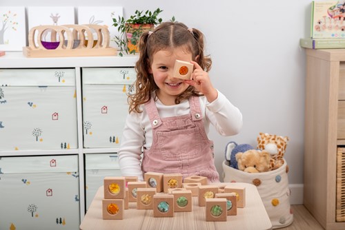 Tickit Houten Caleidoscoop Blokken Fsc 100% - Pk20-3