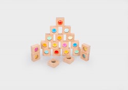 Tickit Houten Caleidoscoop Blokken Fsc 100% - Pk20