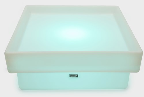 Tickit Lage Vierkante Sensorische Ontdekkings Tafel Met Sfeerverlichting-2