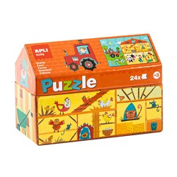 APLI - Puzzel boerderij 24 stukjes