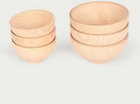 Tickit Natuurlijke Houten Kommen groot