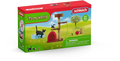 Schleich Farm World Wandeling met een schattig katje-3